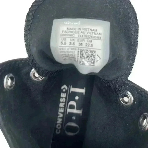 Converse x OPI All Star Platform High Top Edinburgher & Tatties Size 5.5 - Picture 9 of 10